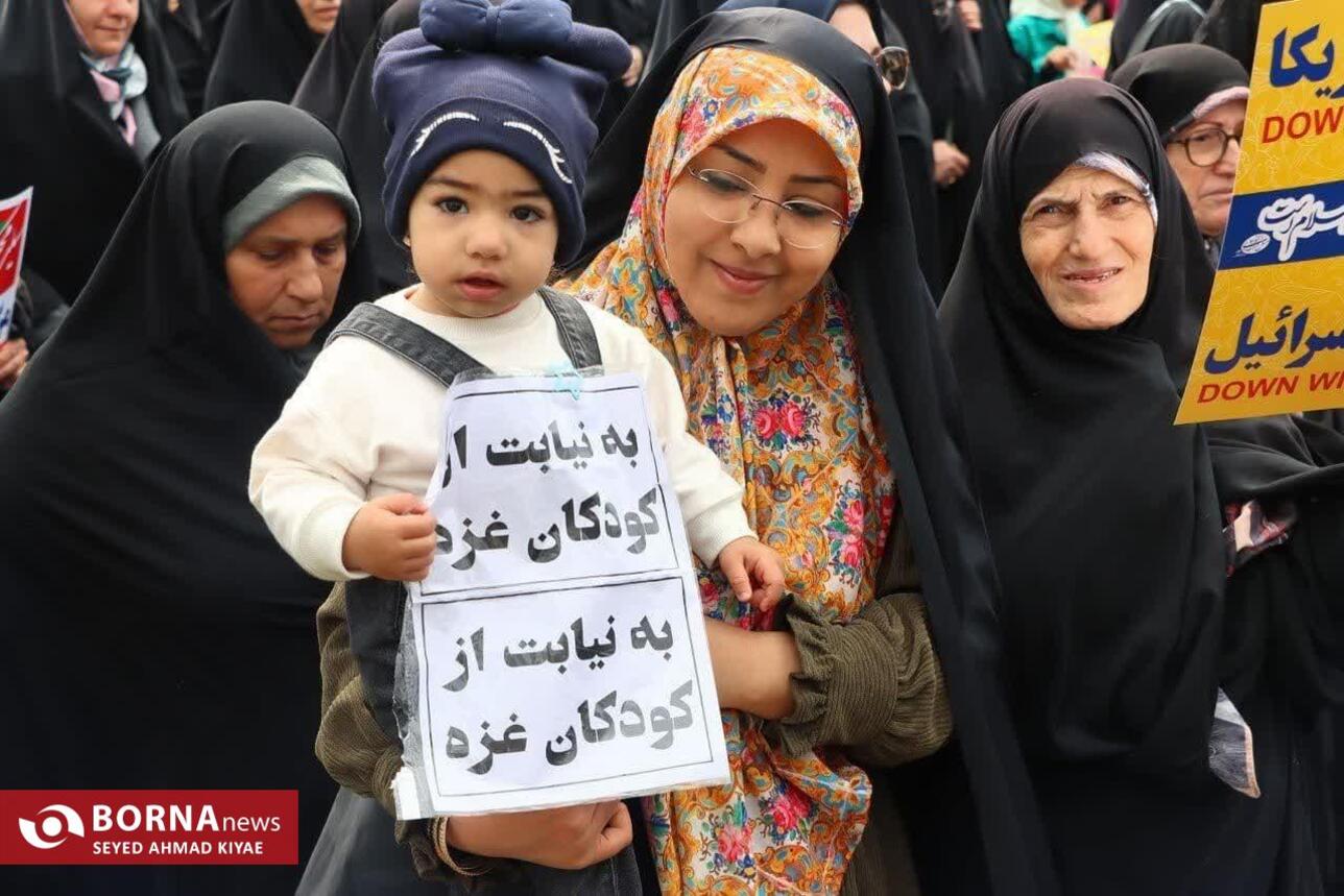 راهپیمایی روز قدس در لاهیجان