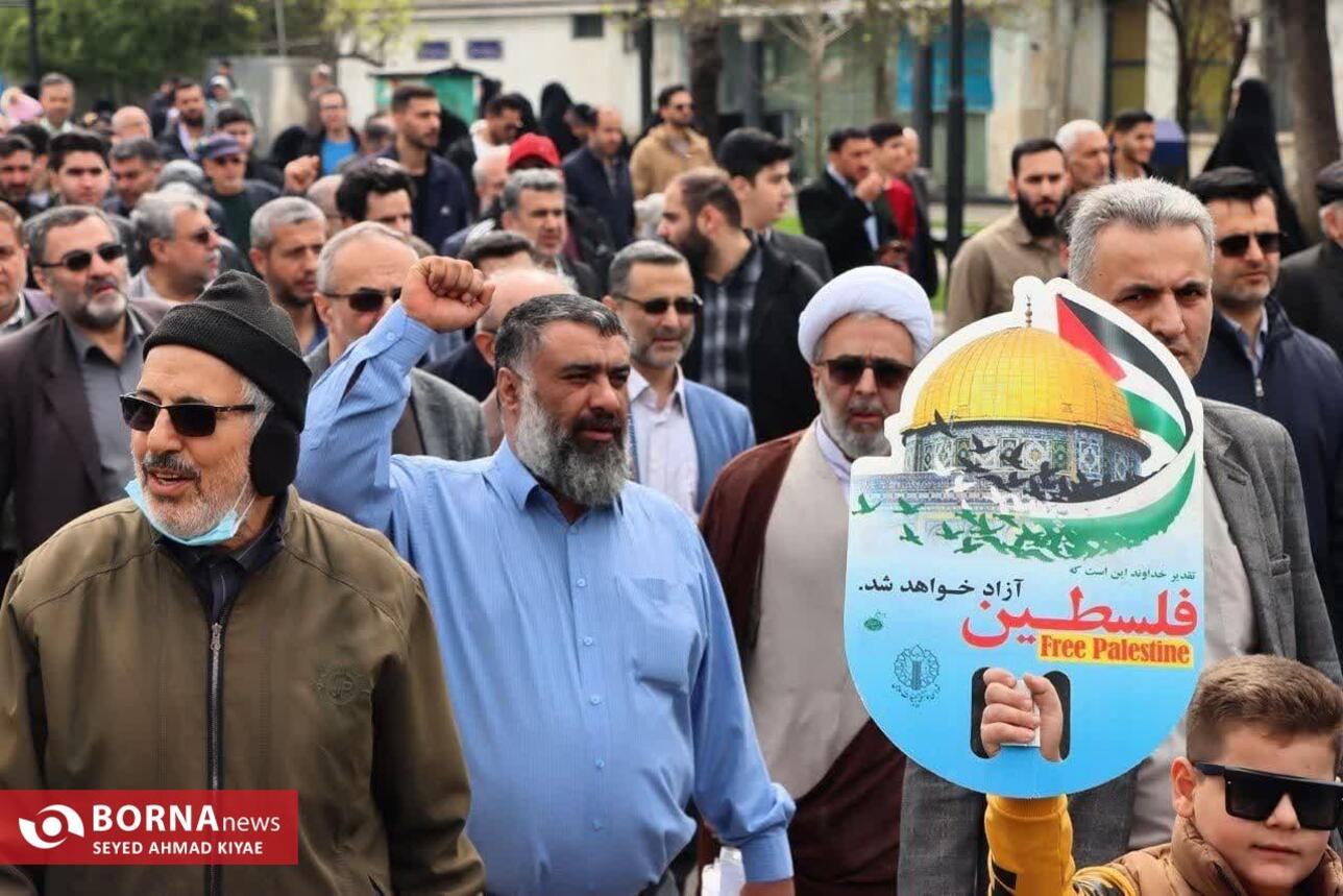 راهپیمایی روز قدس در لاهیجان