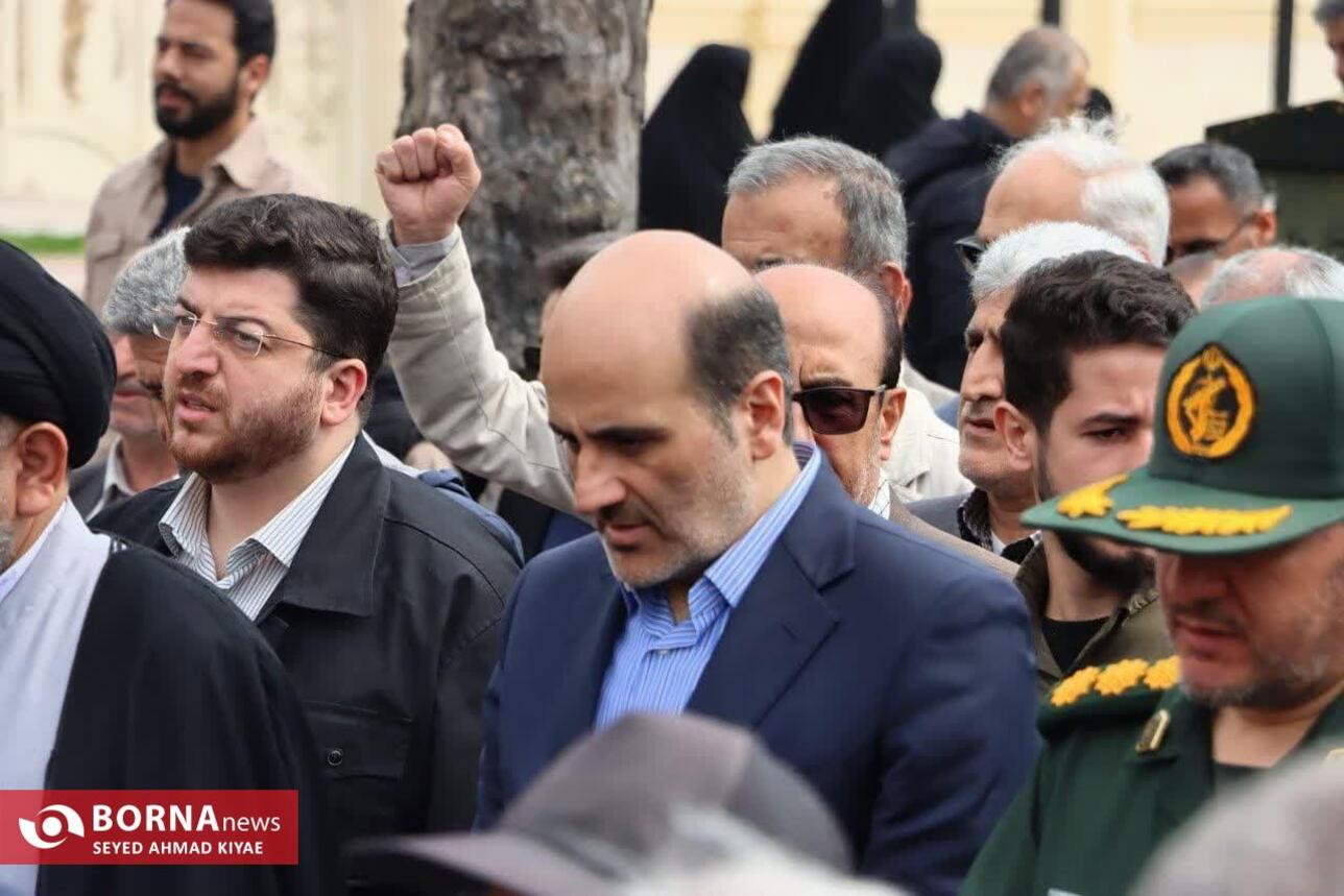 راهپیمایی روز قدس در لاهیجان