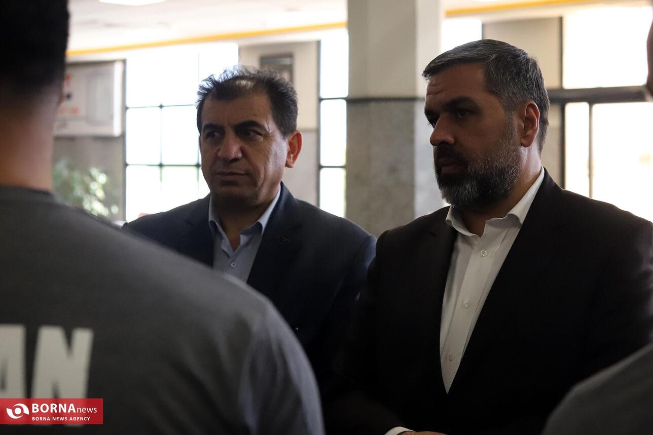 فرماندار کرمانشاه در مراسم استقبال از قهرمانان تنیس روی میز و سرکل کبدی