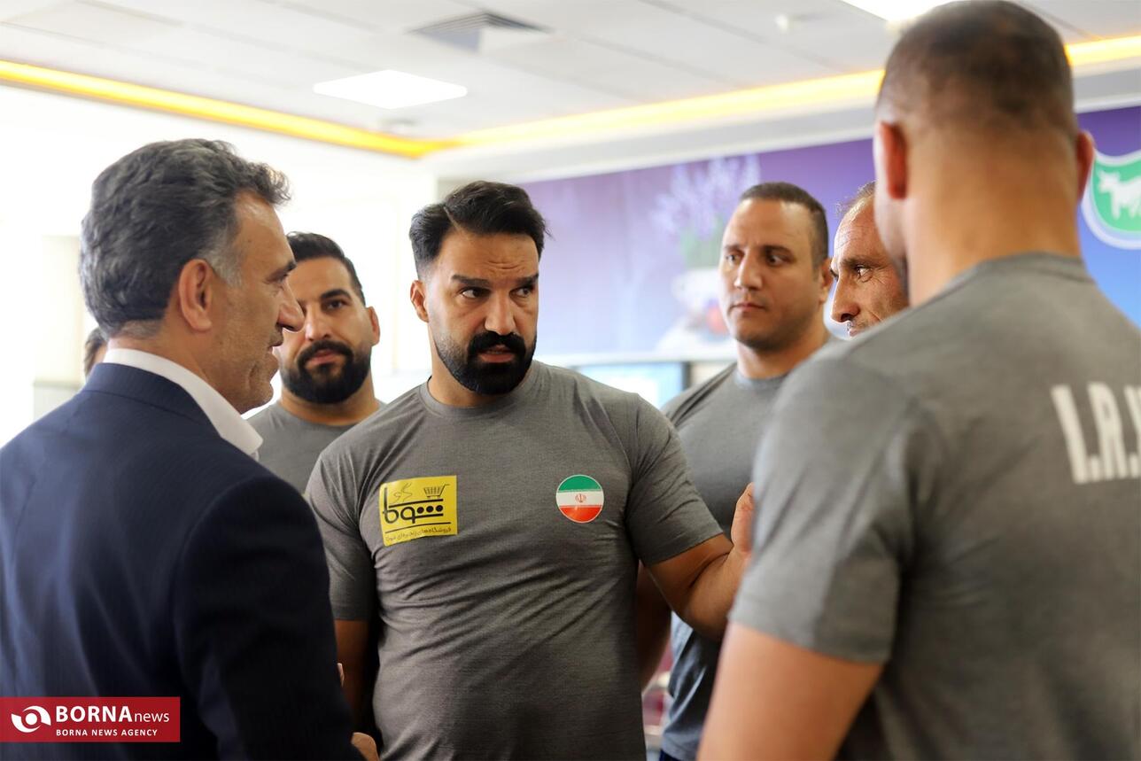 حضور مدیرکل ورزش و جوانان استان کرمانشاه در مراسم استقبال از قهرمانان سرکل کبدی 