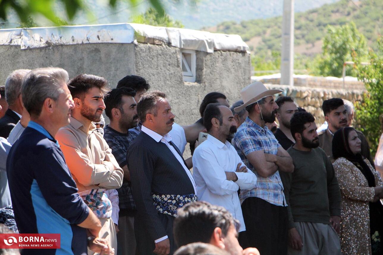 مراسم پیاده روی روستایی در کرمانشاه