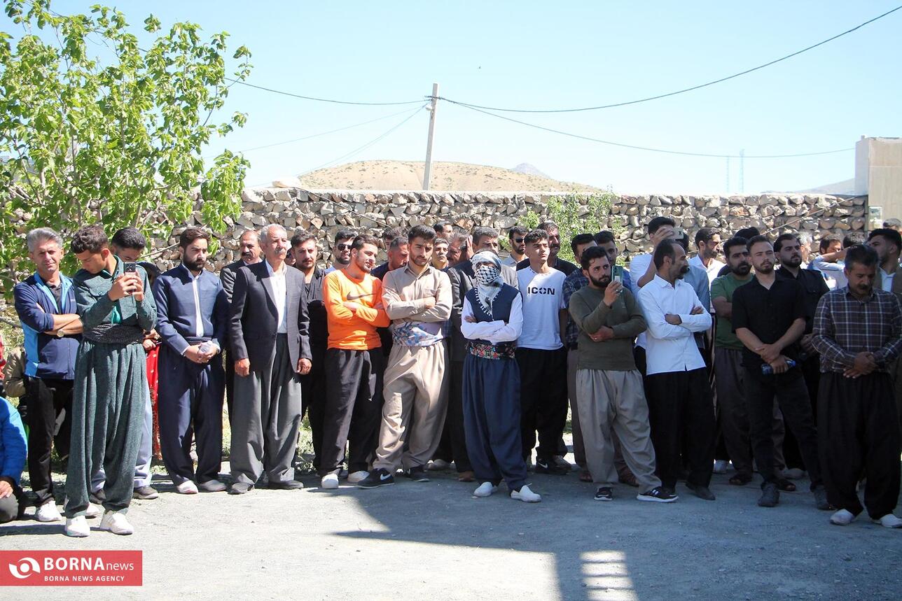 مراسم پیاده روی روستایی در کرمانشاه