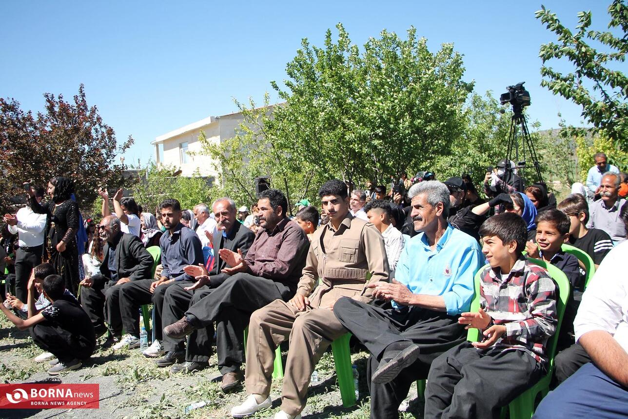مراسم پیاده روی روستایی در کرمانشاه