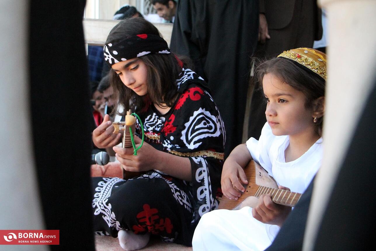 مراسم پیاده روی روستایی در کرمانشاه