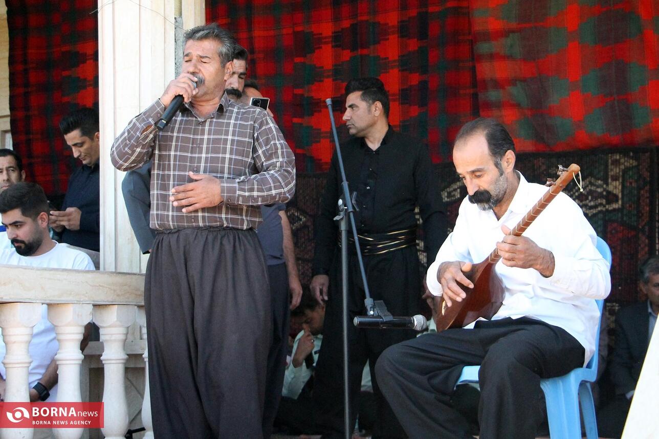 مراسم پیاده روی روستایی در کرمانشاه