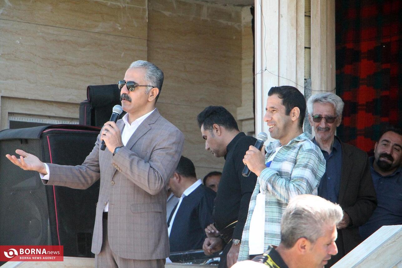 مراسم پیاده روی روستایی در کرمانشاه