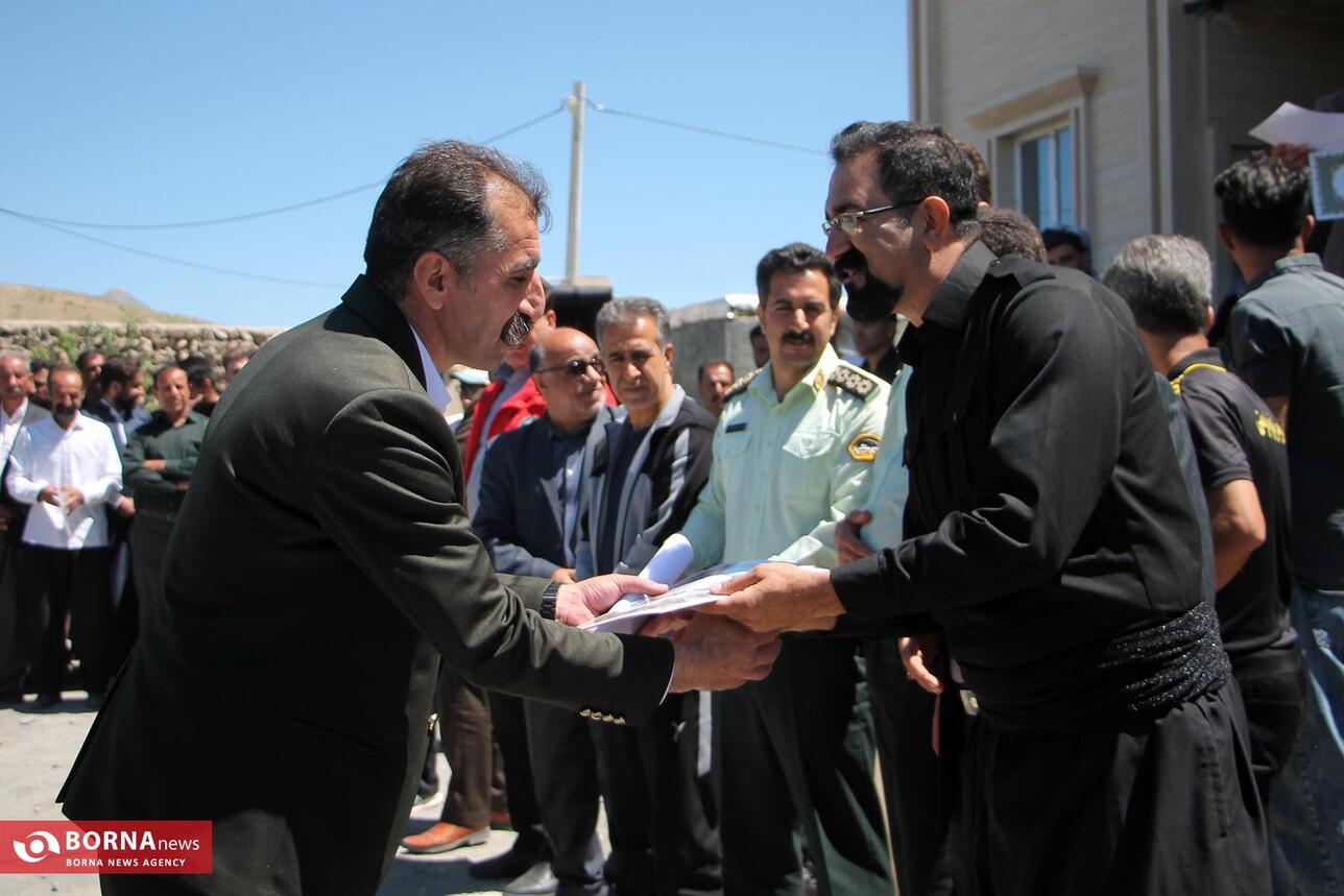 مراسم پیاده روی روستایی در کرمانشاه