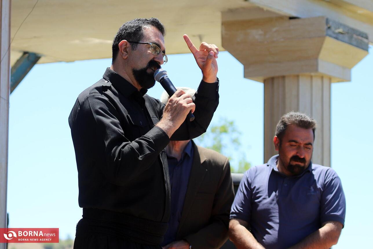 مراسم پیاده روی روستایی در کرمانشاه