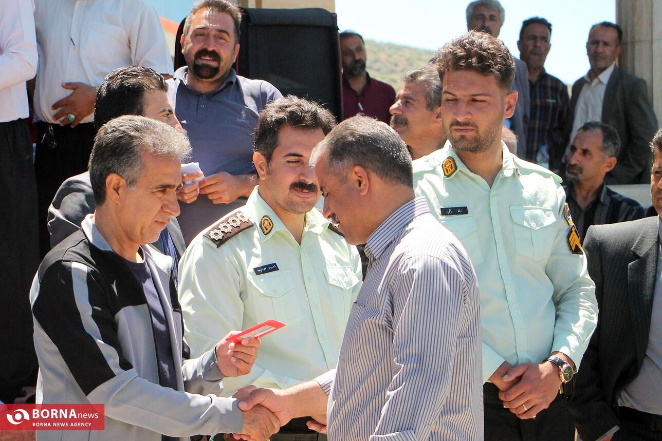 مراسم پیاده روی روستایی در کرمانشاه