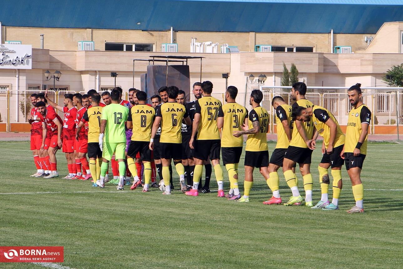 تساوی بعثت کرمانشاه در مقابل پارس جنوبی جم