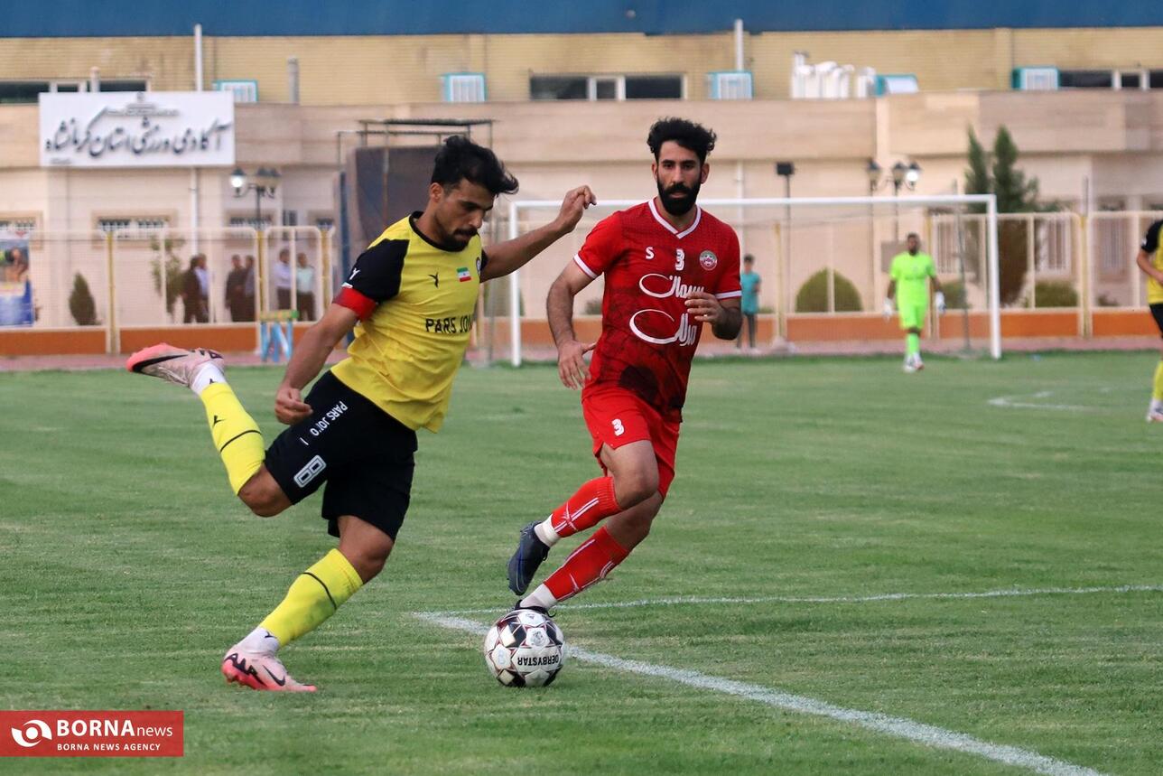 تساوی بعثت کرمانشاه در مقابل پارس جنوبی جم