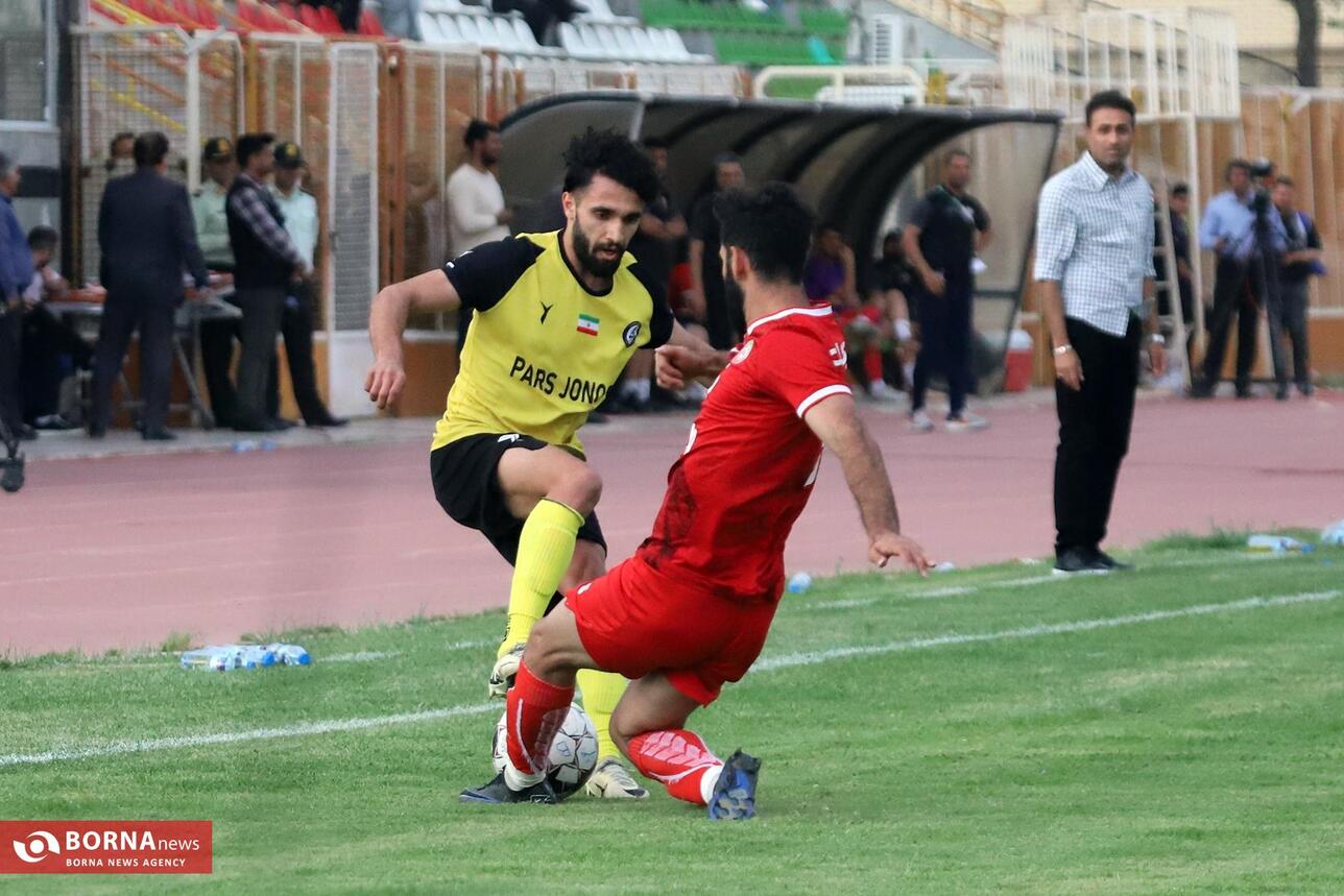 تساوی بعثت کرمانشاه در مقابل پارس جنوبی جم