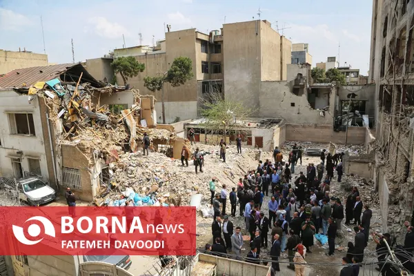 مناطق مورد اصابت تهران