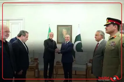 تصاویری از دیدار پزشکیان با نخست وزیر پاکستان