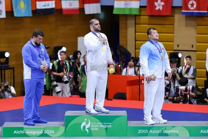 مدال طلای امین میرزازاده در کشتی / NOGOYA2026