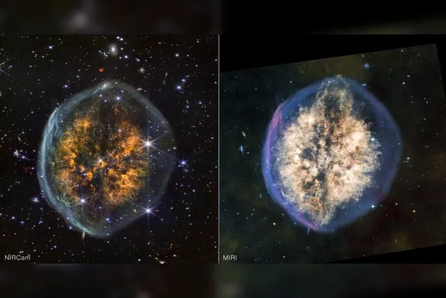 رونمایی جیمز وب از مغز کیهانی؛ سحابی مرموزی که شبیه جمجمه انسان است!