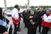 کاروان همدردی عتبه حسینی وارد قم شد