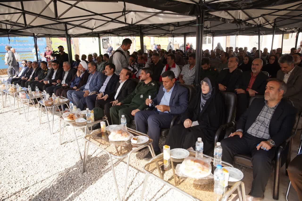 نوذری: بازسازی روستای تتنک در کمتر از ۶ ماه، الگویی موفق از خدمت‌رسانی جهادی است