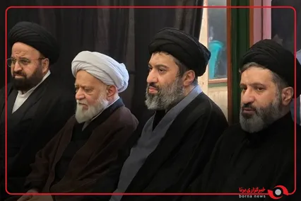 حضور فرزندان رهبر شهید انقلاب در مراسم ختم شهید مصباح الهدی باقری در دانشگاه امام صادق(ع)