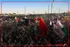 خیل عظیم عاشقان آقای کشوردوست در میدان ۱۵ خرداد مشهد، در مسیر تشییع پیکر مطهر رهبر شهید انقلاب ۱۴۰۵/۰۴/۱۸