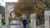 آسمان قم بارانی می‌شود