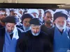 حضور فرزندان رهبر معظم انقلاب در نماز بر پیکر پدر