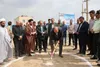 کلنگ نیروگاه تجمیعی انرژی خورشیدی ۶مگاواتی در آوج به زمین زده شد 