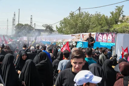 پیاده‌روی جاماندگان اربعین در تهران -۲