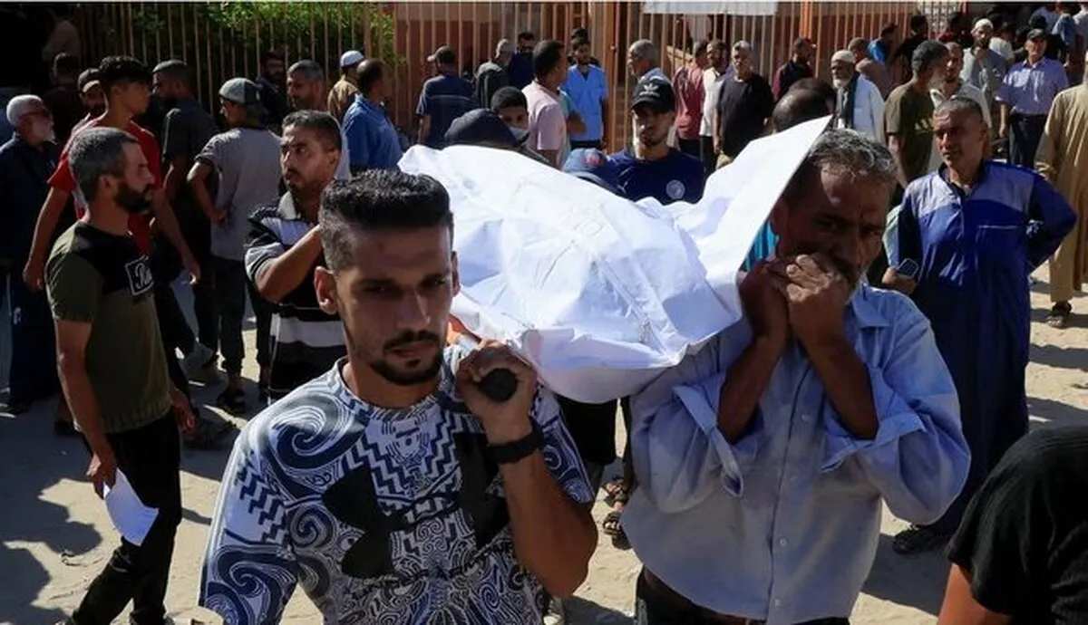 At least 115 Palestinians killed in day in Gaza Strip