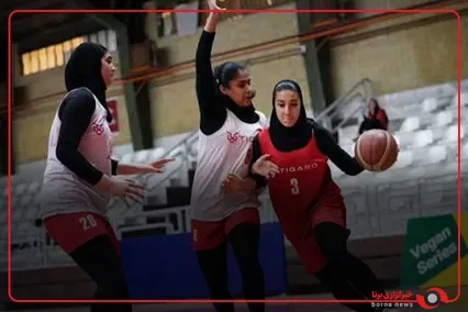 تمارين خاصة لسيدات كرة السلة الإيرانية استعدادًا لدورة الألعاب الآسيوية في ناغويا