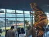 «طاعون نارنجی»؛ رونمایی از مجسمه ترامپ در پارلمان اروپا!