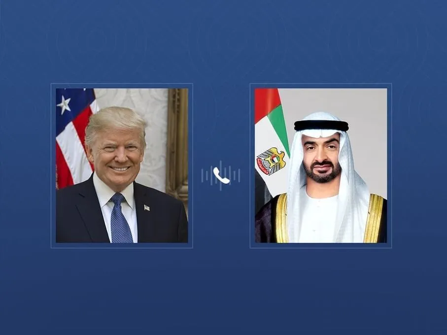 تماس تلفنی ترامپ و بن زاید در مورد مسائل منطقه
