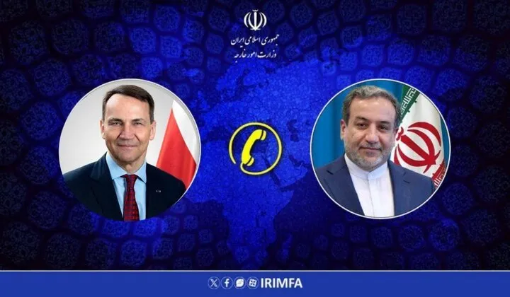 Araghchi Holds Telephone Consultations with Foreign Ministers of Poland, India, and Kenya