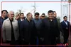 بازدید احمد دنیامالی، وزیر ورزش و جوانان و هیات همراه از  نخستین زمین چمن بین المللی هاکی در ورزشگاه آزادی