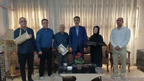 حضور مدیرکل ورزش و جوانان مازندران در دفتر نشریه تخصصی ورزشی و دیدار با پیشکسوت رسانه