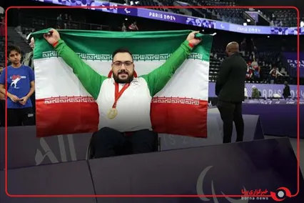 قرائت سوگندنامه توسط روح اله رستمی و ورزشکاران اعزامی به بازی های پاراآسیایی آیچی_ناگویا