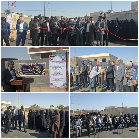 افتتاح ۷۷۰۰ مترمربع آسفالت با اعتباری بالغ بر ۱۲ میلیارد تومان در روستای دستگردان عشق آباد