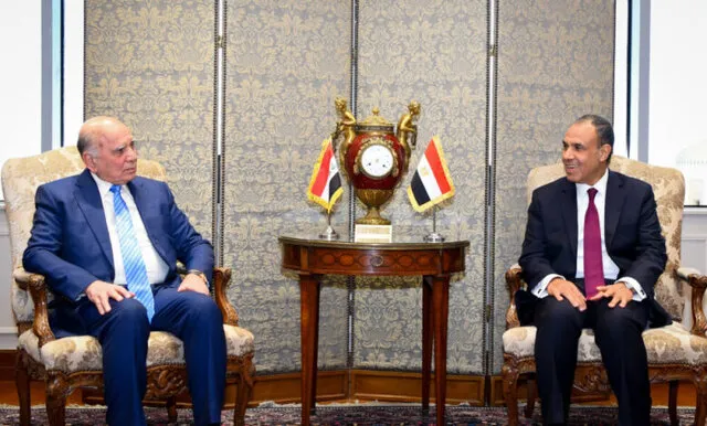 Iraqi, Egyptian FMs Stress Need for Agreed Solution Between Iran and U.S.