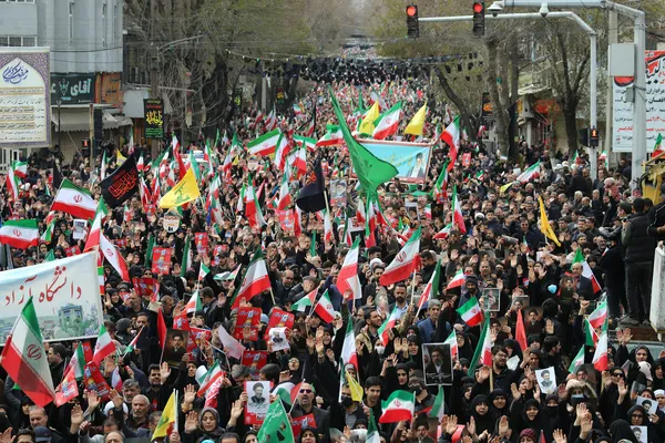 مردم کرمانشاه همگام سراسر کشور در روز قدس خشم خود را به رژیم صهیونیستی و آمریکا خونخوار ابراز کردند