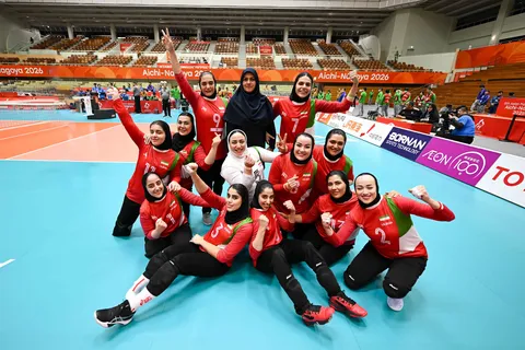 دیدار والیبال نشسته دختران ایران و مغولستان/NAGOYA2026
