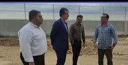 بازدید مدیرکل ورزش و جوانان از زمین فوتبال و خانه کشتی رستمکلا