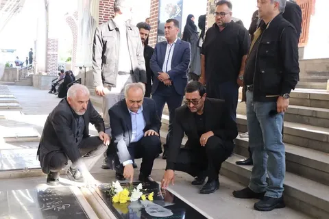 بازدید استاندار آذربایجان شرقی از پروژه ساماندهی فاز ۲ بلوک شهدای وادی رحمت