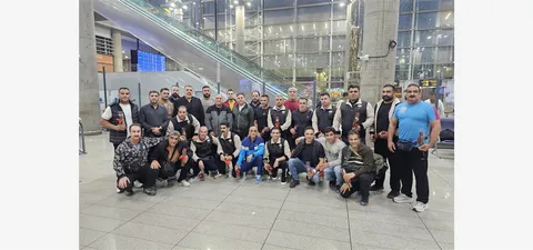 بازگشت کاروان تیم‌های ملی پیشکسوتان کشتی آزاد و فرنگی به ایران