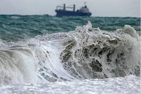 سواحل جنوبی بوشهر متلاطم می‌شود