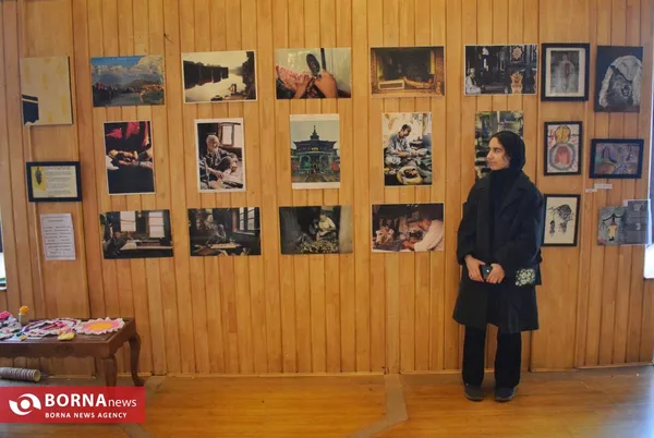 نمایشگاه هنری نقش و نگار در کشمیر هند