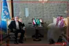 دیدار و گفتگوی سید عباس عراقچی و فیصل بن فرحان وزیر امور خارجه عربستان در حاشیه هشتاد و‌یکمین نشست مجمع عمومی سازمان ملل متحد