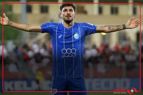 گل سوم استقلال به السد توسط قلی‌زاده