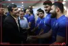 تصاویری از بازدید وزیر ورزش و جوانان از تمرین تیم ملی وزنه برداری
