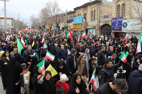 مردم کرمانشاه همگام سراسر کشور در روز قدس خشم خود را به رژیم صهیونیستی و آمریکا خونخوار ابراز کردند